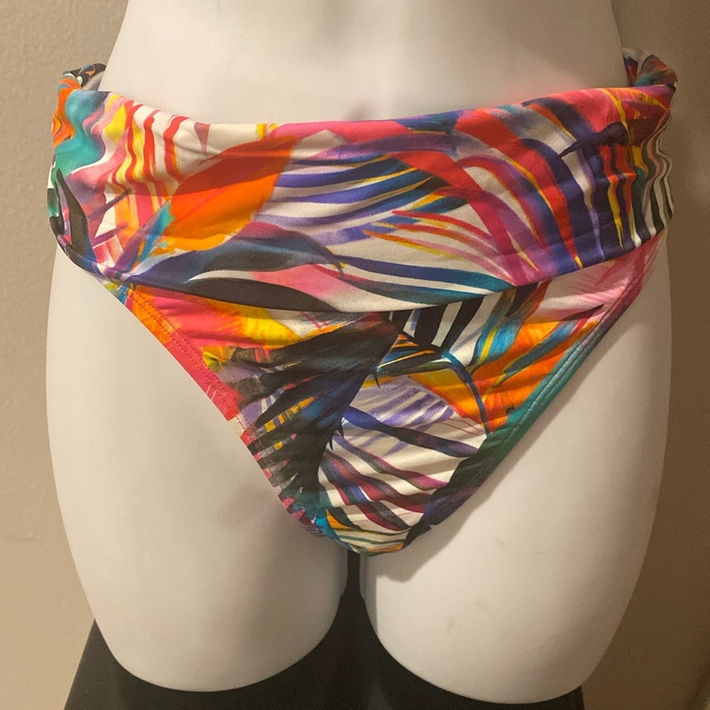 Lauren Ralph Lauren Multi Fold Over Swimsuit separates Bikini Bottoms 16 4/25